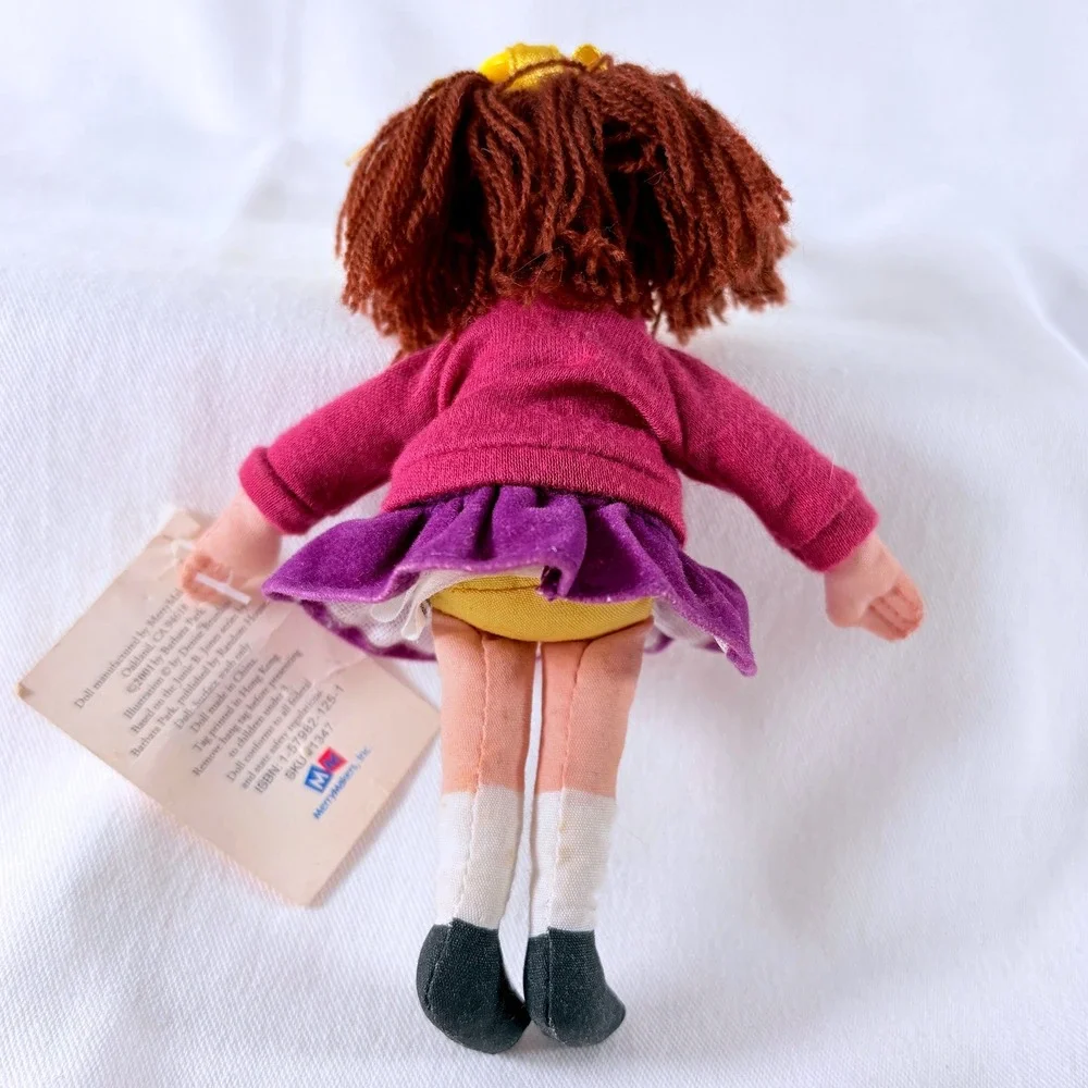 MerryMakers Junie B. Jones Plush Clip-On Doll 5.5
